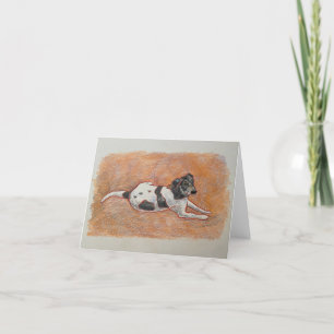 Foxhound Terrier Thank You Card