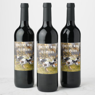 Foxhound wine label