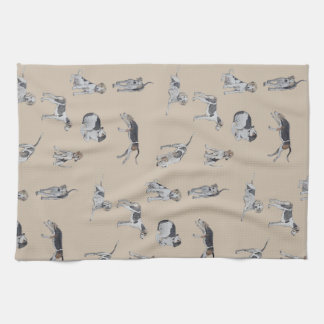 Foxhounds Tea Towel