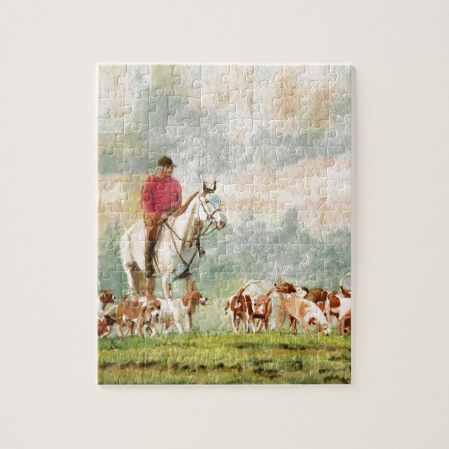 Foxhunt Jigsaw Puzzle (Vertical)