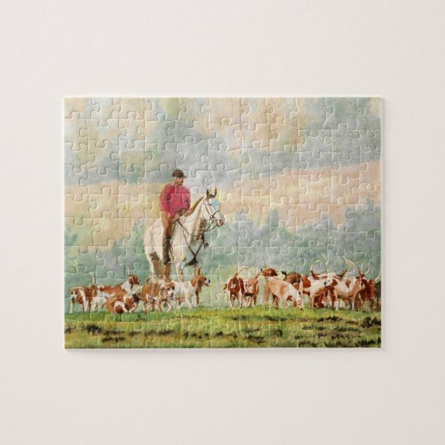 Foxhunt Jigsaw Puzzle (Horizontal)
