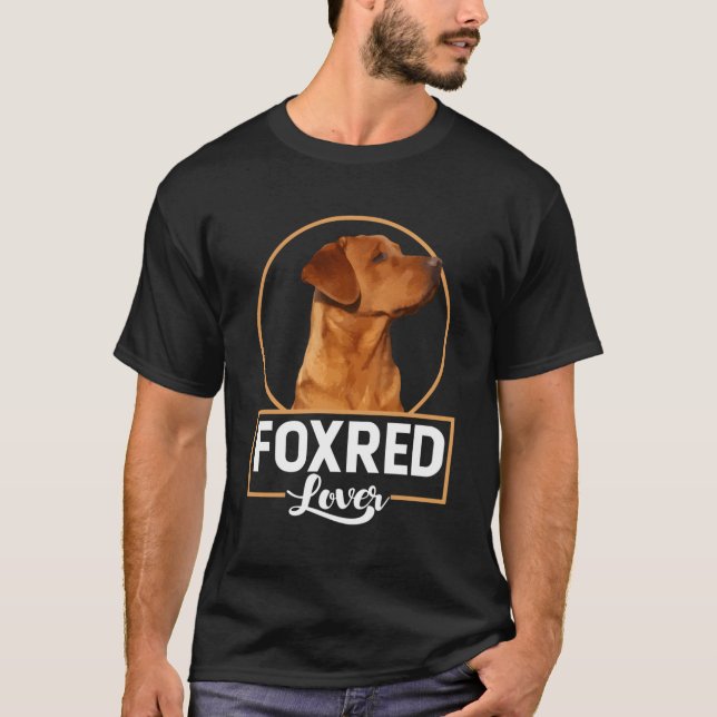 Foxred Redfox Labrador Retriever Fox Red T-Shirt (Front)