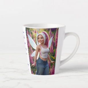 Foxtail Flower Fairy Latte Mug