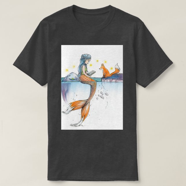 Foxtail Mermaid T-Shirt (Design Front)