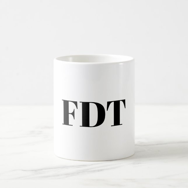 Foxtrot Delta Tango Coffee Mug (Center)