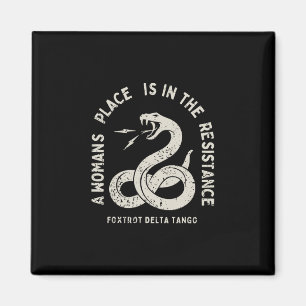 Foxtrot Delta Tango Resist Anti Trump Snake For Me Magnet