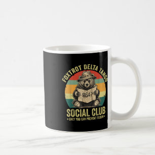 Foxtrot Delta Tango Social Club Protect Our Nation Coffee Mug