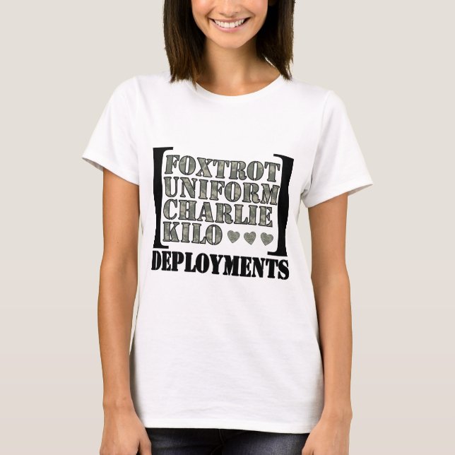 Foxtrot Deployments T-Shirt (Front)
