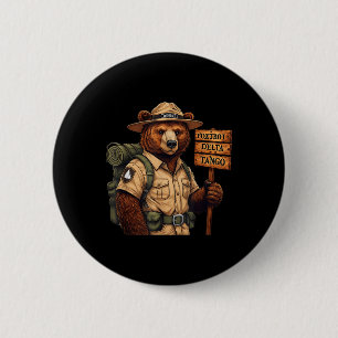 Foxtrots Delta Tangos Resist Bear National Forest 6 Cm Round Badge