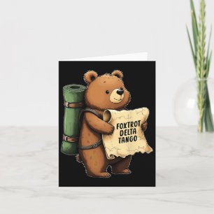 Foxtrots Deltas Tangos National Parks Resist Bear Card