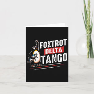 Foxtrots Deltas Tangos Penguins Anti Trump Card
