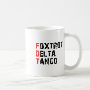 Foxtrots Deltas Tangos Sticker Coffee Mug