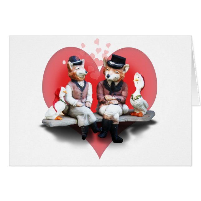 Foxy Couple (surprise inside!) (Front Horizontal)