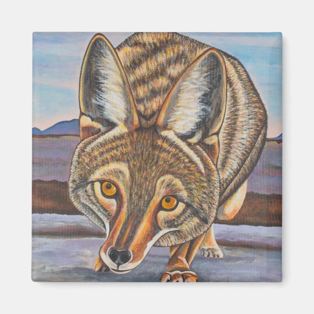 Foxy Coyote Magnet (Front)