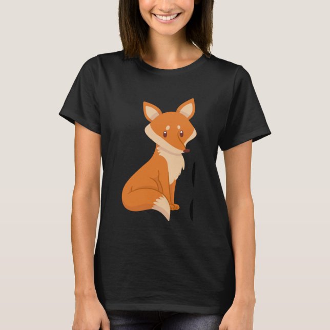 Foxy Cute Fox Women's Foxy T-Shirt (Front)