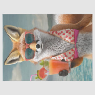 Foxy Felecia Rockin a Bikini, Summer Fun Tissue Paper