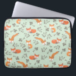 Foxy Floral Laptop Sleeve<br><div class="desc">.</div>