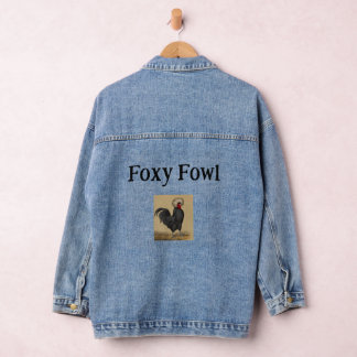 Foxy Fowl Denim Jacket