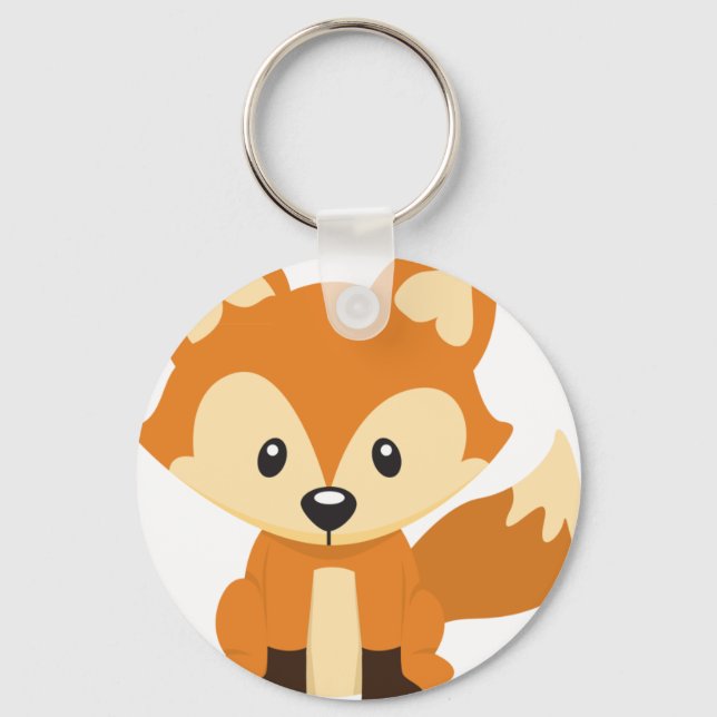 Foxy fox key ring (Front)