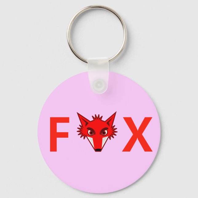 Foxy Fox Key Ring (Front)