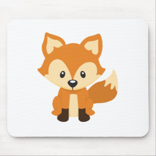 Foxy fox mouse pad