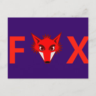 Foxy Fox Postcard