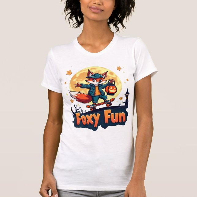 Foxy Fun Halloween Skate Tee (Front)