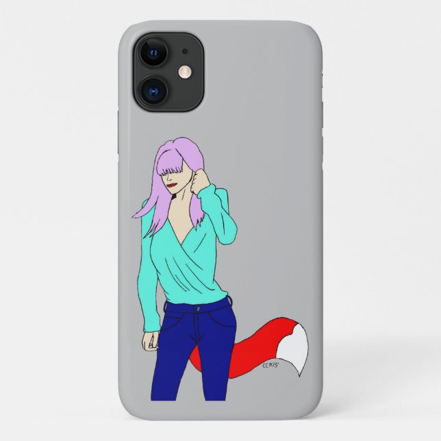 foxy girl   Case-Mate iPhone case (Back)