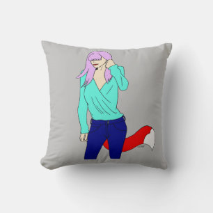 foxy girl cushion