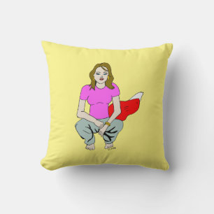 foxy girl cushion