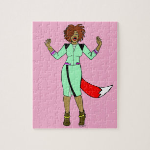 Foxy Girl Jigsaw Puzzle