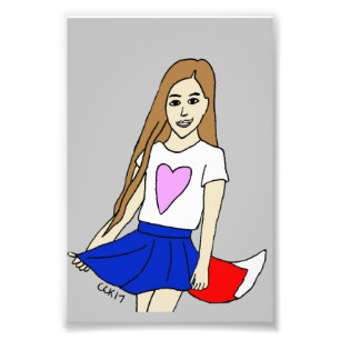 foxy girl  photo print
