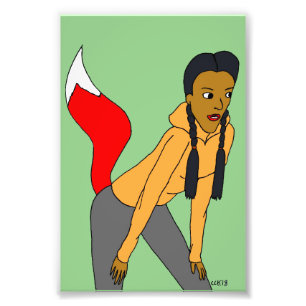 foxy girl  photo print