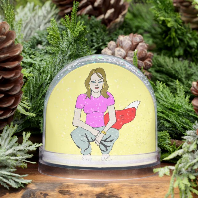 foxy girl  snowglobe (Winter)