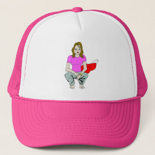 foxy girl trucker hat