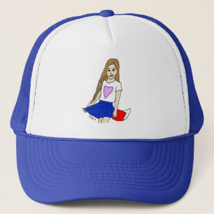 foxy girl trucker hat