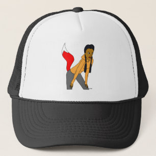 foxy girl trucker hat
