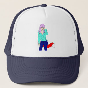 foxy girl trucker hat