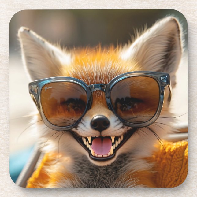 Foxy-grin Coaster (Front)
