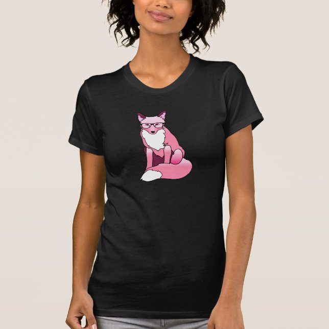 Foxy Hip Lady's Tee Shirt (Front)