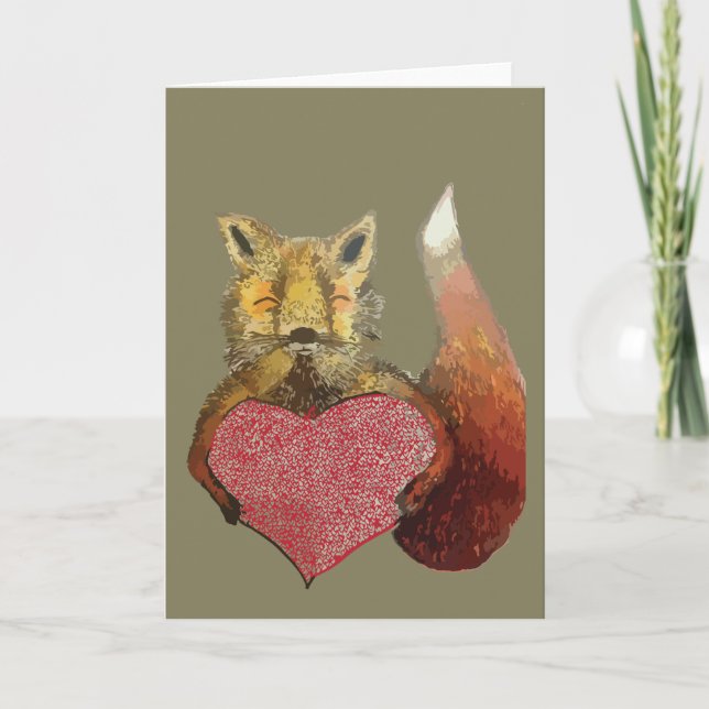 Foxy in Love card (Front)
