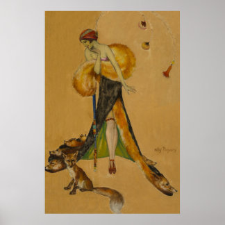 Foxy Lady by Will Pogany Poster