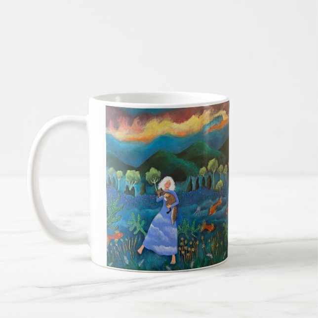 Foxy Lady Coffee Mug (Left)