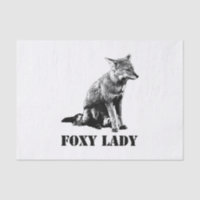 Foxy lady concept illustration