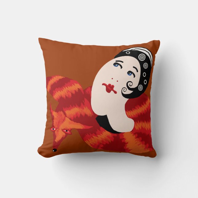Foxy lady cushion (Front)