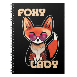 Foxy Lady Cute Fox Notebook