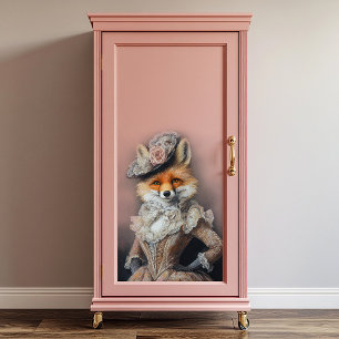 Foxy Lady Fox Decoupage Tissue Paper