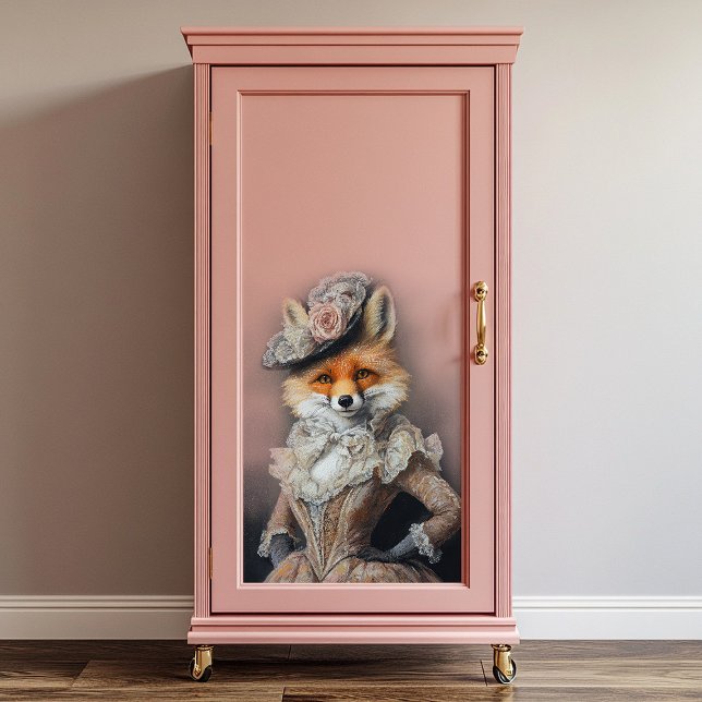 Foxy Lady Fox Decoupage Tissue Paper (Creator Uploaded)