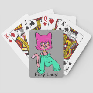 Foxy Lady Playing Cards