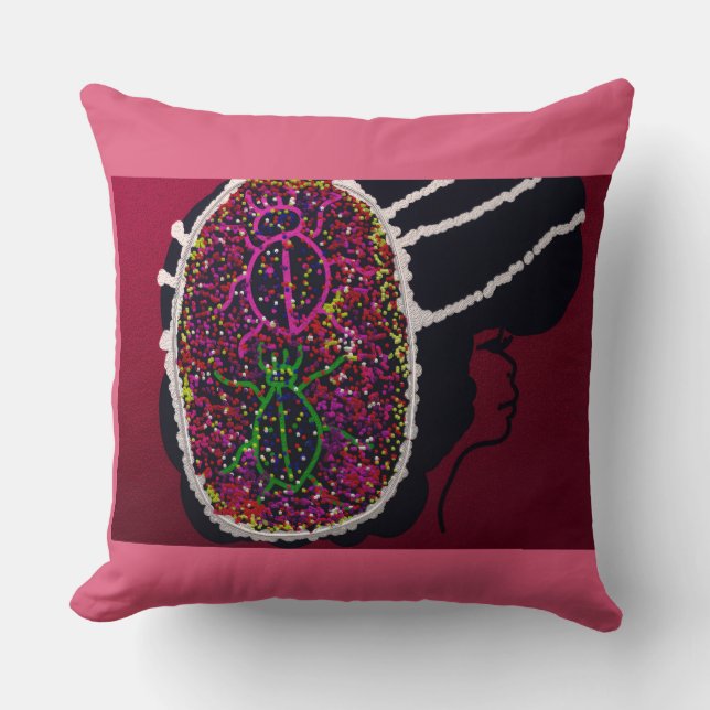 Foxy Ladybug Bride Cushion (Front)